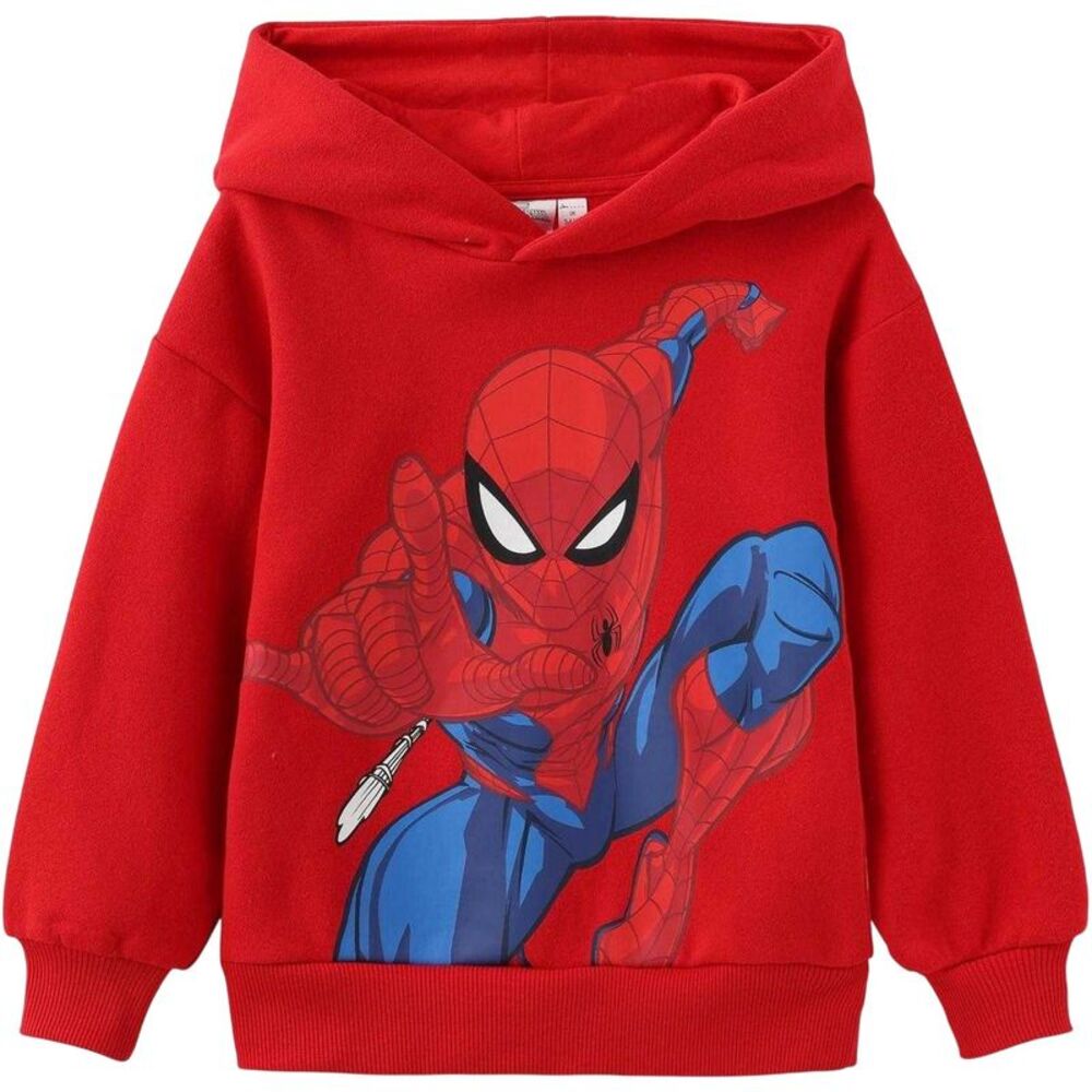 Spider-Man Boys Fleece Lined Hoodie / Red/Blue